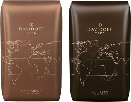 Davidoff Kahve Krem Çekirdek Kahve 500Gr + Espresso Çekirdek Kahve 500Gr