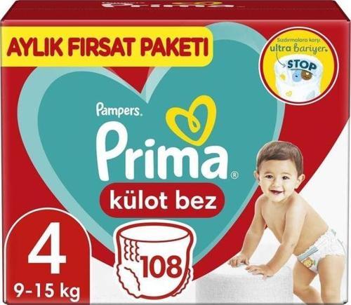 Külot Bebek Bezi 4 Beden 108 Adet Aylık Fırsat Paketi