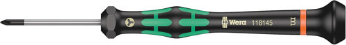 Wera 05118145001 2072 Kraftform Micro Tornavida, Microstix Vidalar Için, M X 40 Mm, M 40 Mm