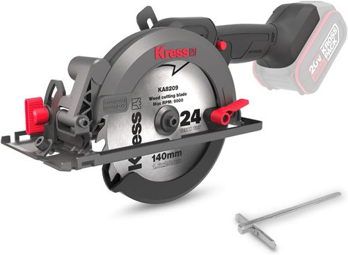 Kue11.9 20Volt Kömürsüz 140Mm Profesyonel Çok Amaçlı Daire Testere (Akü Dahil Değildir)
