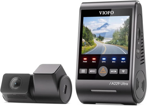 A229 Ultra 2 Kameralı Ön Ve Arka 4K+4K Sony Starvis 2 Sensörlü Dual Hdr Wi-Fi 6 Gps'Li Araç Ka