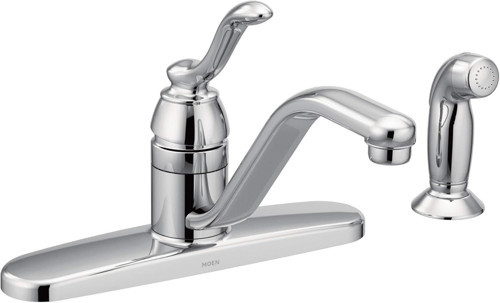 7051 Krom Tek Saplı Mutfak Bataryası