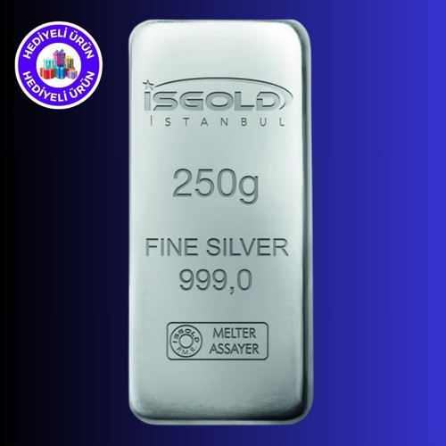 Işgold 250GR Külçe Gümüş