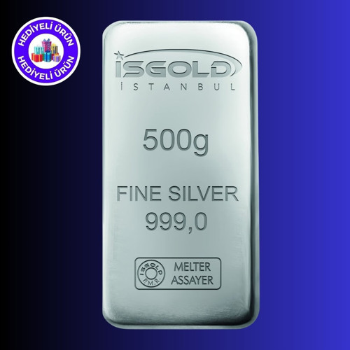 Işgold 500GR Külçe Gümüş