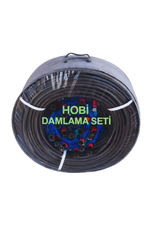 Hobi Bahçe Sulama Seti 5mt. Layflat 150mt. Damlama