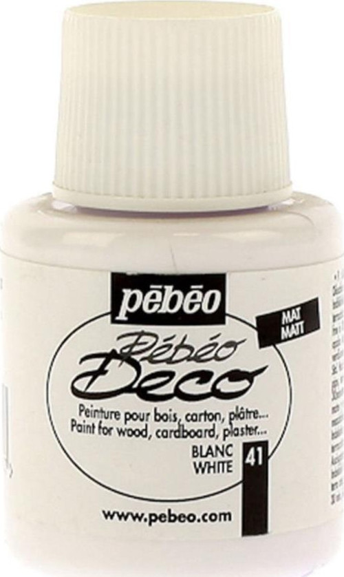 Deco Mat Ahşap Boyası 110ML Şişe Beyaz