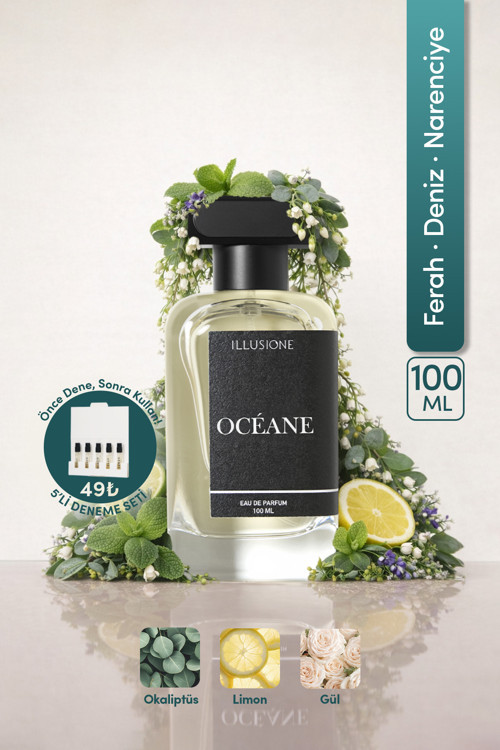 Océane Edp Erkek Parfüm 100Ml | Ferah-Deniz-Narenciye| Aromatik, Limon, Gül