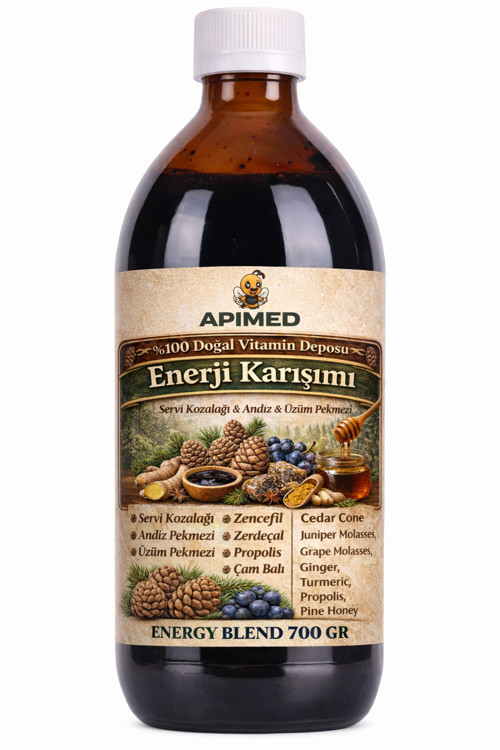 Enerji Karışımı 700 Gr | Doğal Pekmez Karışımı, Propolisli Bitkisel Destek