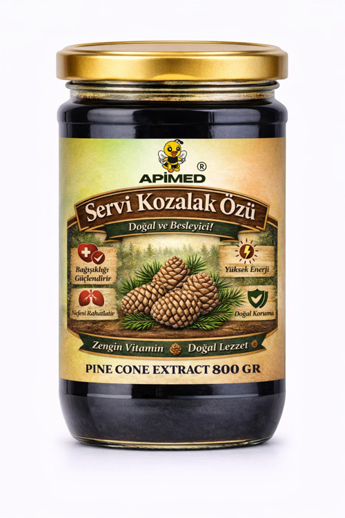 %100 Doğal Çam Kozalağı Pekmezi 800 Gr – Katkısız, İlave Şekersiz, Geleneksel Pekmez