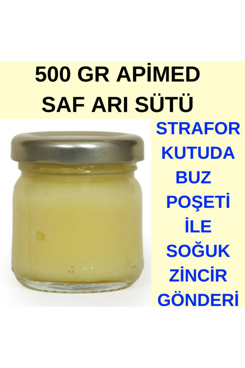 Arı Sütü (500Gr) Avantajlı Ürün Strafor Kutuda Buz Poşeti İle Gönderim