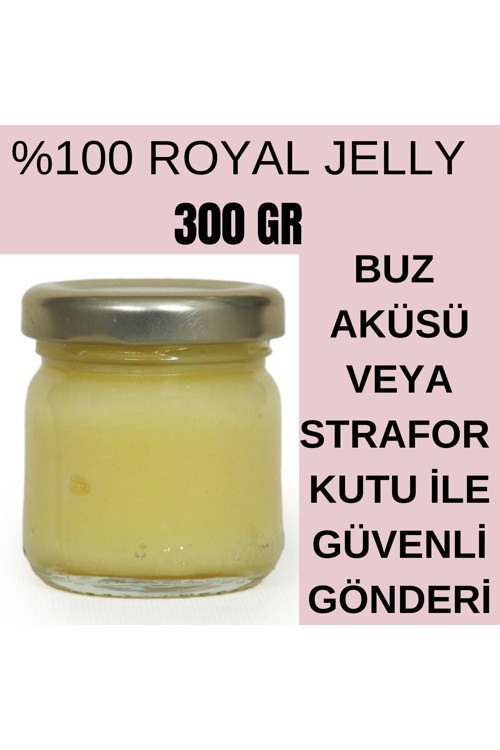 %100 Saf Arı Sütü 300 Gr – Katkısız Doğal Royal Jelly – Soğuk Zincir Gönderim