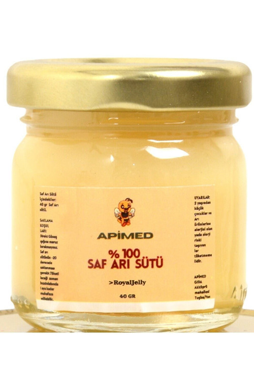Saf Arı Sütü (40 Gr) – Doğal, Taze Ve Soğuk Zincirli Gönderim | Enerji Ve Bağışıklık Desteği