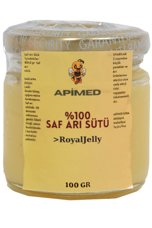Doğal Saf Arı Sütü (100 Gr) – Soğuk Zincirli, Vitamin Ve Mineral Deposu