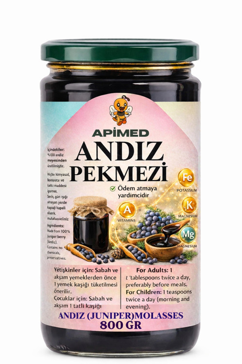 Andız Pekmezi 800 Gr - %100 Doğal Katkısız Saf Öz - Akciğer Dostu