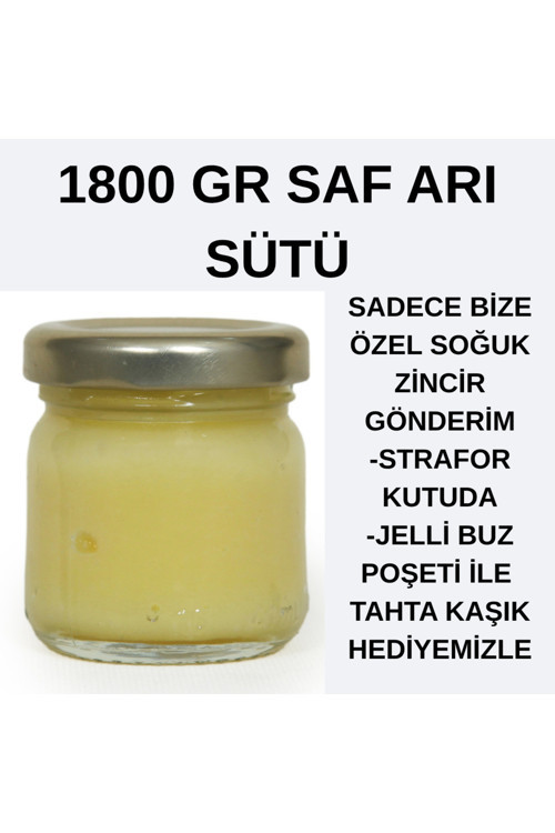 Saf Arı Sütü (1800Gr)– %100 Saf, Taze Ve Besleyici Takviye Avantajlı Ürün Strafor Kutuda