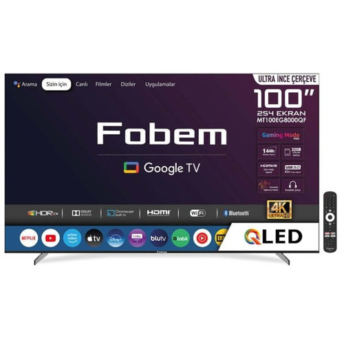 100” Mt100Eg8000Qf Qled Google 4K