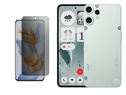 CMF Phone 2 Pro ile Uyumlu Mat Hayalet (Privacy) 9H Kırılmaz Nano Ekran Koruyucu