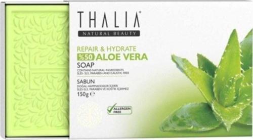 Onarıcı Etkili %99 Aloe Vera Özlü Doğal Katı Sabun 75 Gr X 2