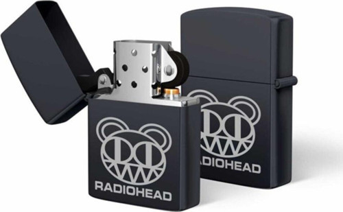 Radiohead Tasarımlı Benzinli Metal Çakmak