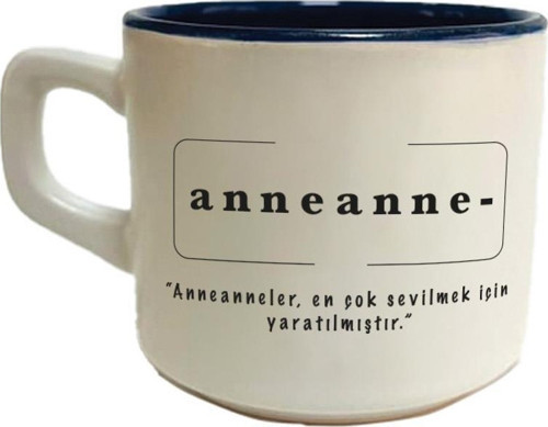 Anneanne Baskılı Siyah Venüs Kupa