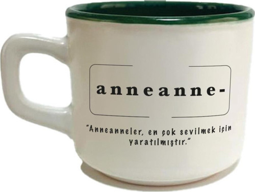 Anneanne Baskılı Yeşil Venüs Kupa