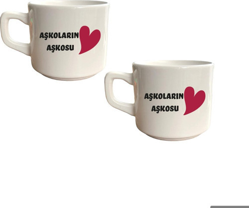 Aşkoların Aşkosu Baskılı Beyaz Venüs Kupa Set