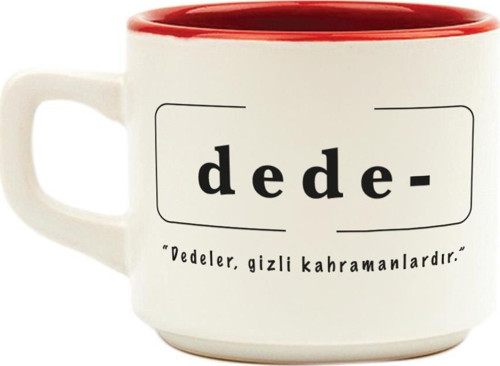 Dede Baskılı Kırmızı Venüs Kupa