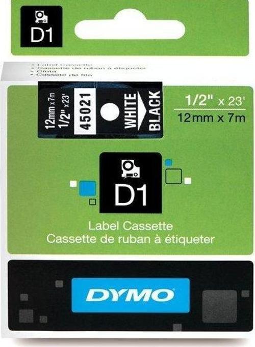 D1 Yedek Şerit 12Mmx 7 Metre Siyah-Beyaz 45021 S0720610