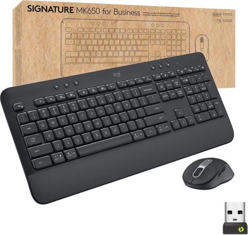 920-01100 Mk650 Signature Siyah Kablosuz Klavye Mouse Seti