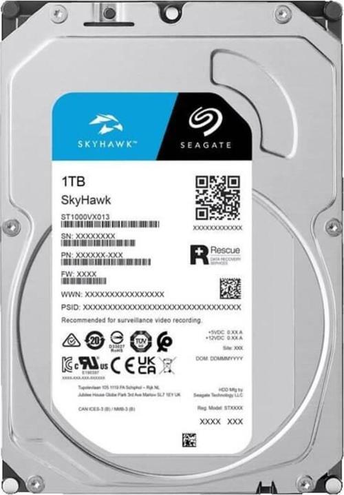 1Tb Skyhawk 3,5" 256Mb 5400Rpm St1000Vx013 Harddisk Resmi Distribitör Ürünü