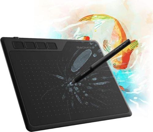 S620 6.5x4 Inc Grafik Tablet - 8192 Pasif Kalem 4 Ekspres Tuş