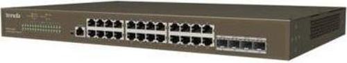 Teg3328F 24 Port 10-100-1000 Switch Hub 4 Port Sfp L2 Çelik Kasa Rack Mount