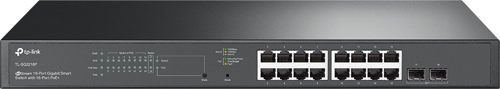 Sg2218P 16 Port Poe+ 10-100-1000 Mbps L2 Yönetilebilir Switch Hub 2 Sfp Port