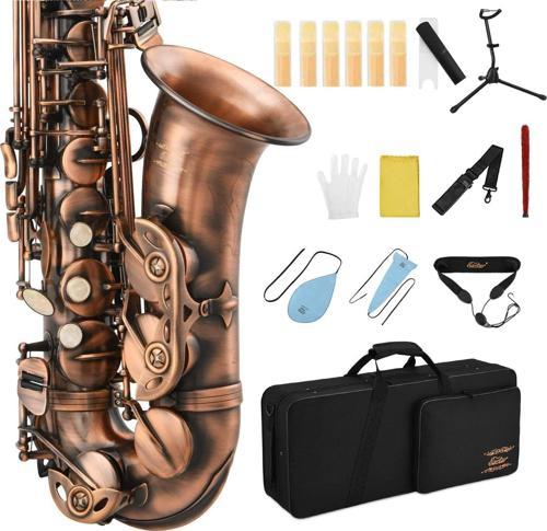 AS-II-AB2 Mi Bemol Alto Saksofon (Vintage Bronz)