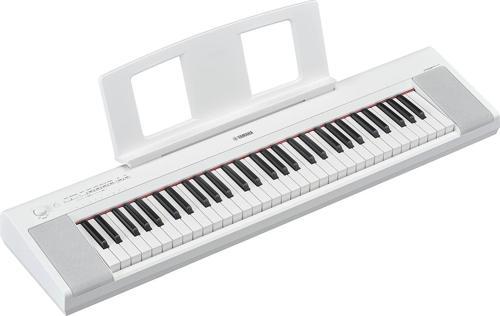 Piaggero NP-15 61-Tuşlu Eğitim Klavyesi (Beyaz)