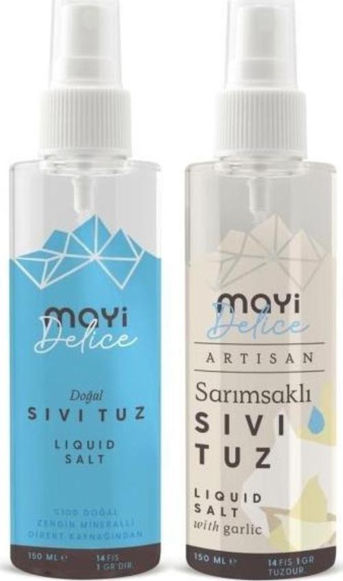 Sade Ve Sarımsaklı Sıvı Tuz Paketi