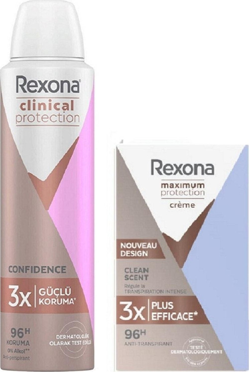 Clinical Protection Kadın Deodorant 150 Ml+stick Roll-on Maximum Protection Clent Scent 45 Ml