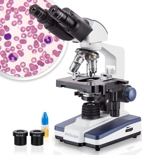 B120C Siedentopf Binoküler Bileşik Mikroskop 40X-2500X
