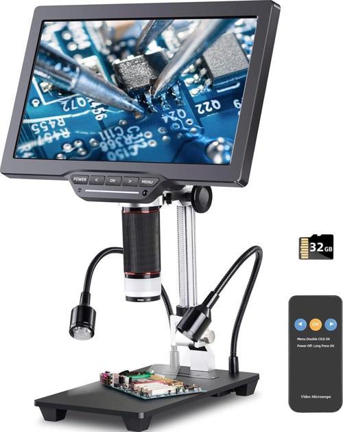 10.1 Inc HDMI Dijital Lehimleme Mikroskobu