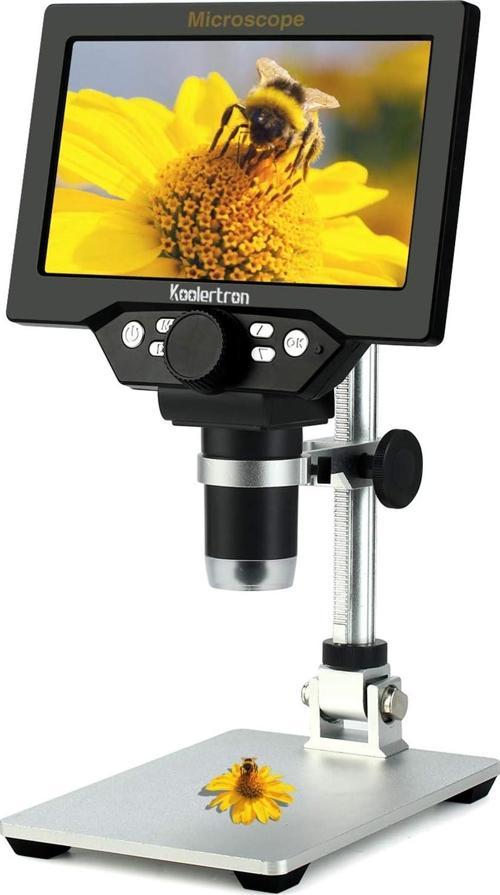 12MP 1-1200X Büyütme 1080P 7 Inc LCD Dijital Mikroskop,