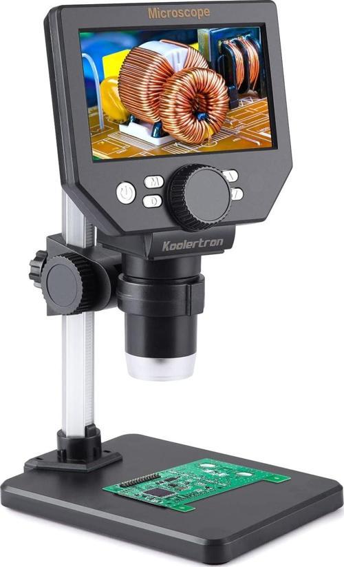 8MP 1-1000X Büyütme 4.3 Inc LCD Dijital USB Mikroskop
