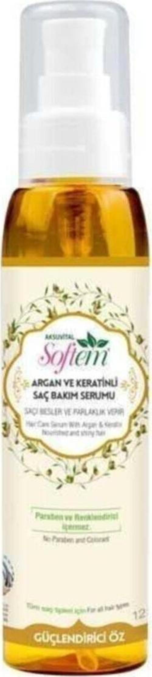 Solftem Argan Ve Keratinli Saç Bakım Serumu 125 ml