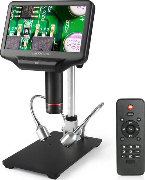LM407 7 Inc LCD Dijital Mikroskop - HDMI