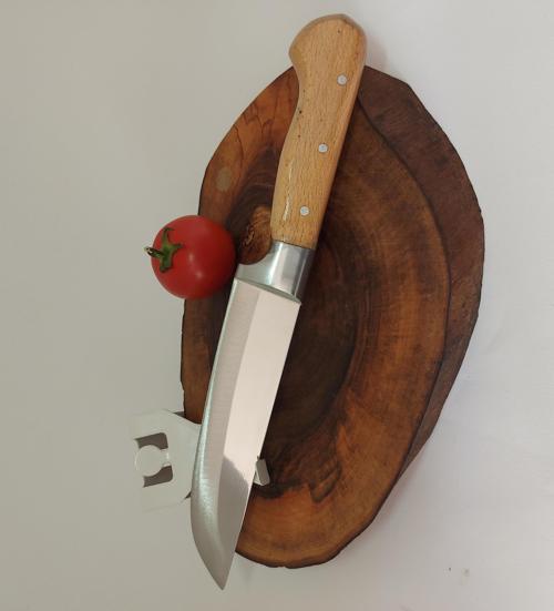  2-No Kasap Bıçağı  Bilezikli Et Bıçağı 30 cm El Yapımı Paslanmaz Dövme Çelikten Özel İmalat  Ahşap Saplı Kurban Bıçağı