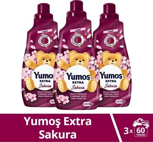 Extra Çamaşır Yumuşatıcı Sakura 1440 ml X3