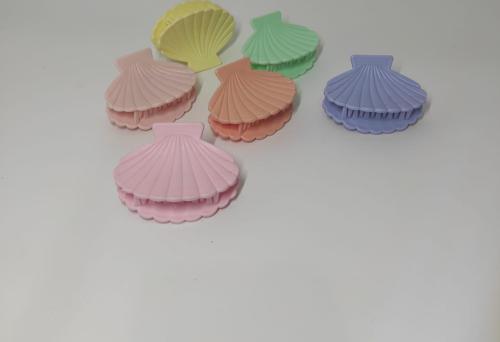 Midye 6'lı Unicorn Rengarenk Saç Tokası Bahar Renkleri  Kelebek Kıskaçlı Saç Tokası 8 cm Gökkuşağı Mandal Toka