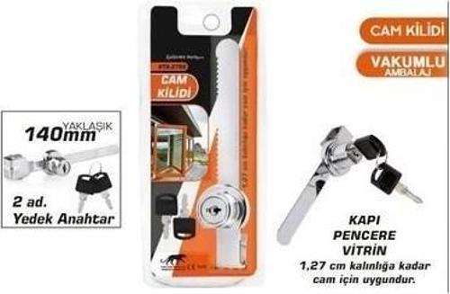 Sürgülü Cam Kilidi Vitrin Kilidi Kapı Kilidi Satış Vitrini Kilidi
