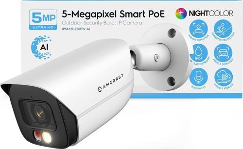 5MP IP PoE AI Kamera, Beyaz