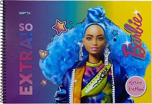 Barbie 25x35 Spiralli Resim Defteri 15 Yp.