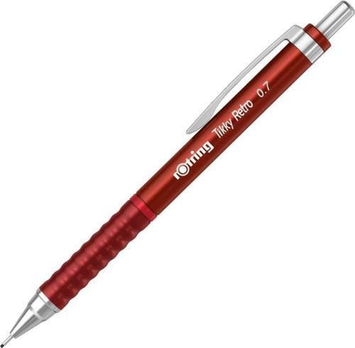 Tikky Retro Metalik Versatil Kalem Uçlu Kalem 0.7 Metalik Kırmızı
